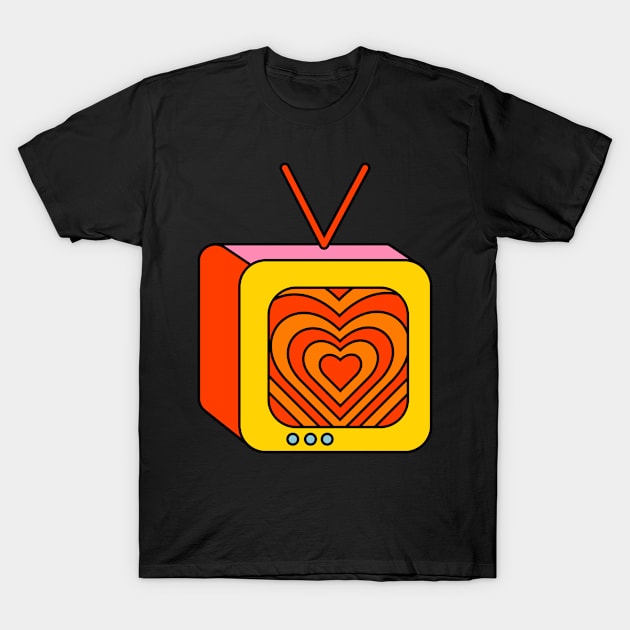 Retro TV T-Shirt by taoistviking